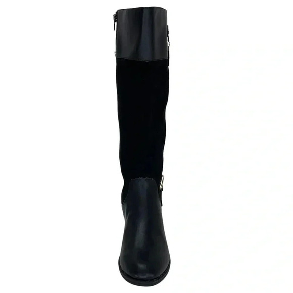 Karen Scott Deliee Black Knee High Womens Boots Size 5.5M - Picture 4 of 10
